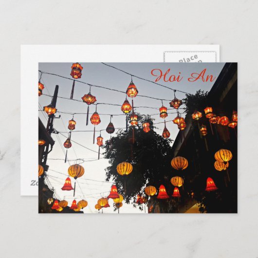 Hoi An Lantern Postcard Postkarte (Vorne/Hinten)