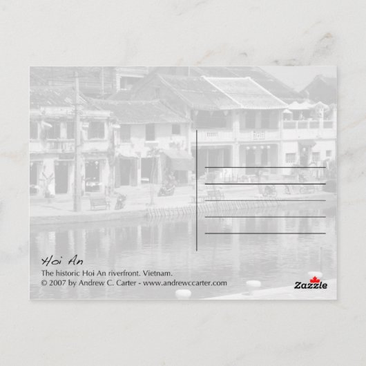 Hoi An Postkarte (Rückseite)