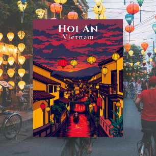 Hoi An Vietnam Altstadt Laternen Postkarte