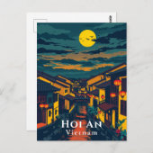 Hoi An Vietnam Ancient Town Lanterns Postcard Postkarte (Vorne/Hinten)