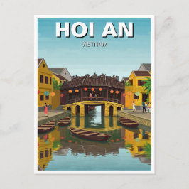 Hoi An Vietnam Japan Covered Bridge Travel Postkarte