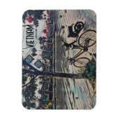 Hoi An Vietnam Lanterns Anpassungsdatum Magnet (Vertikal)