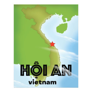 Hoi An Vietnam Reiseplakat Kunst druck