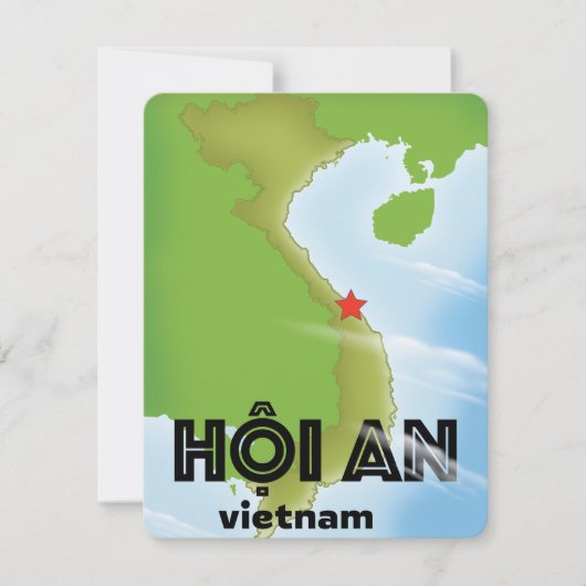 Hoi An Vietnam Reiseposter Art Print (Vorderseite)