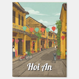 Hoi An Vietnam Vintage Travel Magnet