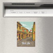 Hoi An Vietnam Vintage Travel Magnet (In Situ (Geschirrspüler))