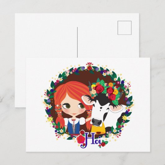 Hoi:. Postkarte (Vorne/Hinten)