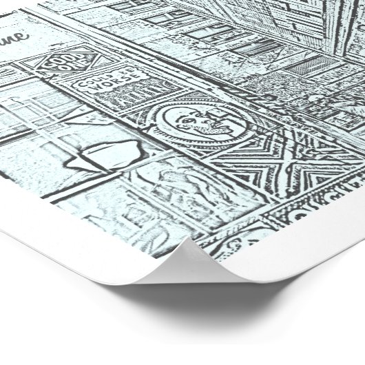 Hoiser Lane Poster (Ecke)