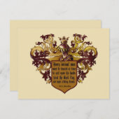 Hoit the Black Flag Mencken Quote Custom Einladung (Vorne/Hinten)