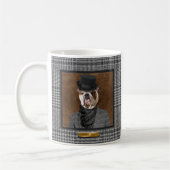 Hoity Toity House Maßgeschneiderte Dapper Bulldog- Kaffeetasse (Links)