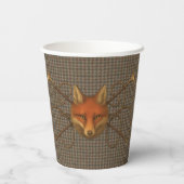 Hoity Toity House Vixen über Tweed Cup Pappbecher (Rückseite)