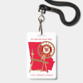 HOJ AUSWEIS (Vorderseite mit Lanyard)