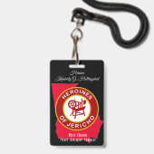 HOJ AUSWEIS (Rückseite mit Lanyard)