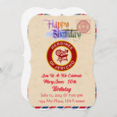 HOJ Birthday Einladung (Vorne/Hinten)