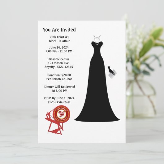 HOJ-Einladungen Einladung (Stehend Vorderseite)