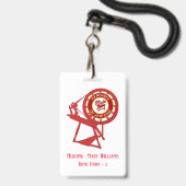 HOJ-Foto Ausweis (Vorderseite mit Lanyard)