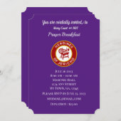 HOJ Gebet Einladung zum Frühstück (Vorne/Hinten)