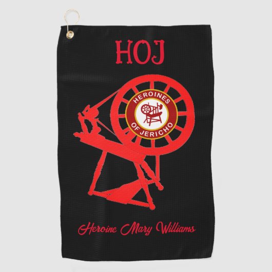 HOJ GOLFHANDTUCH (Vorderseite)