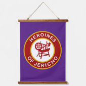 HOJ-HANGING-STEUERUNG WANDTEPPICH MIT HOLZRAHMEN (Vorderseite)