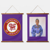 HOJ-HANGING-STEUERUNG WANDTEPPICH MIT HOLZRAHMEN (Doppelt)