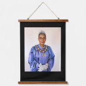 HOJ-HANGING-STEUERUNG WANDTEPPICH MIT HOLZRAHMEN (Vorderseite 2)