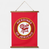 HOJ-HANGING-STEUERUNG WANDTEPPICH MIT HOLZRAHMEN (Vorderseite)