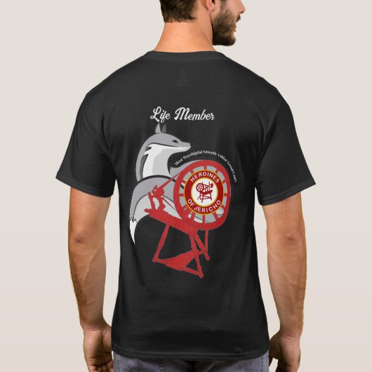 HOJ Life Mitglied T-Shirt (Rückseite)