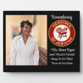 HOJ Love, Missed & Cherished Memorial Plaque Fotoplatte (Vorderseite)