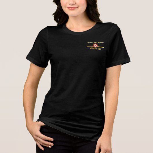 HOJ-Mitglieder Tri-Blend Shirt (Vorderseite)