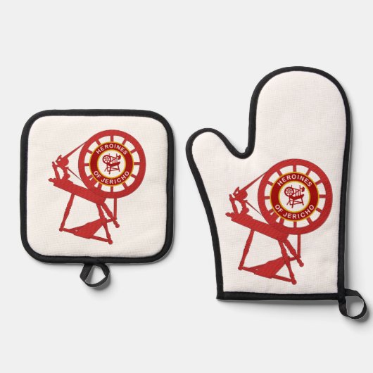 HOJ OFENHANDSCHUH & Topflappen-Set (Vorderseite)