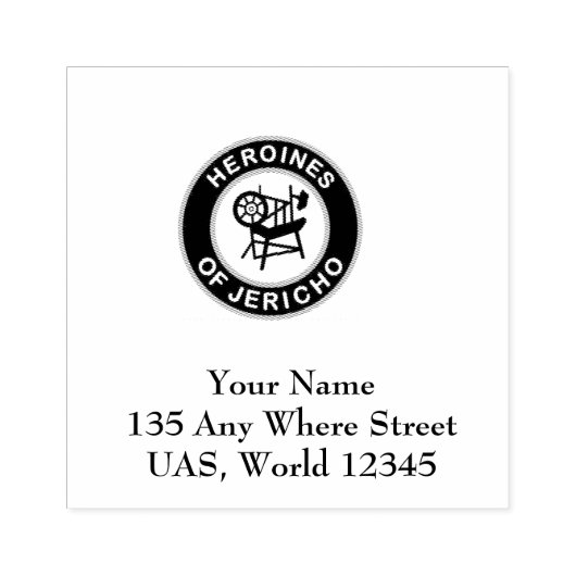 HOJ Personalisiert Gummistempel (Prägung)