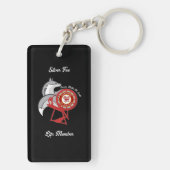 HOJ Silver Fox Life Mitglied Schlüsselanhänger (Rückseite)