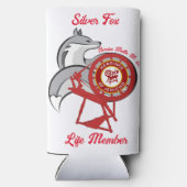 HOJ Silver Fox Life Mitglied Selters Dosenkühler (Rückseite)