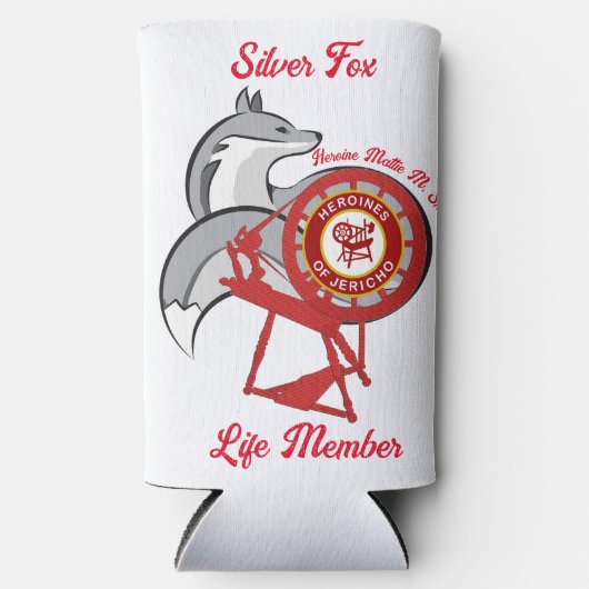 HOJ Silver Fox Life Mitglied Selters Dosenkühler (Vorderseite)