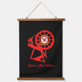 HOJ WANDTEPPICH MIT HOLZRAHMEN (Vorderseite)