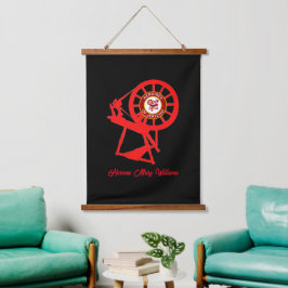 HOJ WANDTEPPICH MIT HOLZRAHMEN