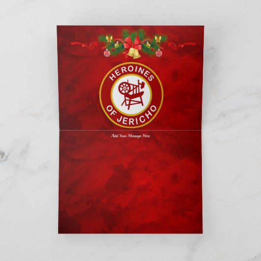 HOJ Weihnachtskarte Karte (Innenseite)