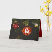 HOJ Weihnachtskarte Karte (Gelbe Blume)