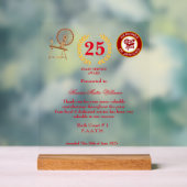 HOJ Years Services Award Acrylschild (Neutral)