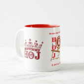 HOJ ZWEIFARBIGE TASSE (Vorderseite Links)