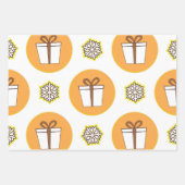 Hoja De Papel De Regalo christmas reindeer Geschenkpapier Set (Vorderseite 2)