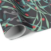 Hojas de acebo para envolver tus regalos geschenkpapier (Rolleneckpunkt)