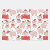 Hojas de papel navideñas geschenkpapier set (Vorderseite 2)