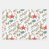 Hojas de papel navideño geschenkpapier set (Vorderseite 3)
