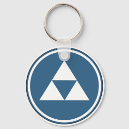 Hojo Clan Kamon Schlüsselanhänger