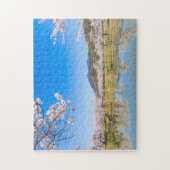 Hojo Pond and cherry blossoms Puzzle (Vertikal)