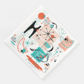 HoJo Retro Paper Dinner Napkins Serviette (Ecke)