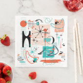 HoJo Retro Paper Dinner Napkins Serviette (Beispiel)