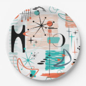 HoJo Retro Papierplatte Pappteller (Vorderseite)