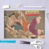 Hōjō Takatoki, Lord of Sagami, Warding Off Tengu Seidenpapier (Handwerk)